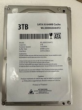WL 3TB 7200RPM 64MB Cache SATA III 6.0Gb/s 3.5