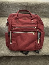 LOVEVOOK Laptop Backpack for Women,15.6 Inch Computer Burgundy *See Pics picture