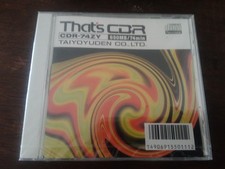 Taiyo Yuden That’s CD-R Professional High Quality Blank Media Disc New Sealed picture