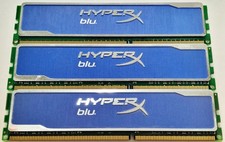 Kingston HyperX blu. 12GB (3x 4GB) DDR3 Gaming RAM UDIMM 1600MHz CL9 1.65V picture