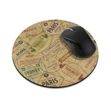 Gaming Mouse Mat Pad Non-Slip Circle Mousepad Designs For Computer PC Desk picture
