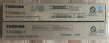 Toshiba OEM T-FC556U-C Cyan and T-FC556-Y Yellow Toner Cartridges. *NEW* picture