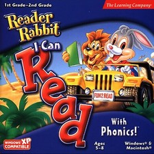 Reader Rabbit I Can Read With Phonics 1st & 2nd Ages 5-8 Learning Company Sealed picture