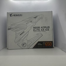 Gigabyte B650M AORUS Elite AX Ice Motherboard, AM5 LGA 1718 AMD B650 M-ATX, DDR5 picture
