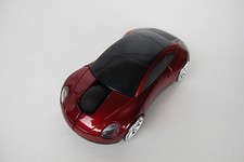Porsche Car Optical Wireless Silent Mouse Portable Mini RED Color  picture