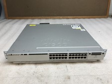 Cisco WS-C3850-24U-L 24 Port UPOE Gigabit Switch W Rack Ears Power Cables picture