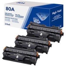3PK CF280A Toner For HP 80A Toner Black LaserJet Pro 400 M401dn M401a MFP M425dn picture