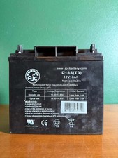 Pair of AJC D18S (T3) 12V 18Ah Sealed Lead Acid Batteries - New/Unused Set picture