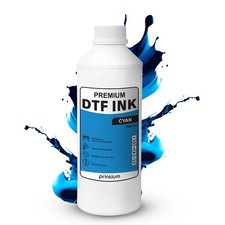 DTF Ink Cyan 33.8 fl oz (1000 ml) Refill – High Opacity, Clog-Free Formula picture