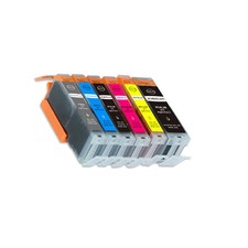 6 PK Printer Ink Set + chip fits Canon PGI-250 CLI-251 XL MG6320 iP8720 MG7520 picture
