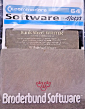 COMMODORE 64/128 -- BANK STREET WRITER (BRODERBUND - DISK) picture