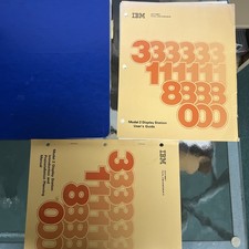 Vintage IBM 3270 3278 3279 3287 Display Station Manuals Lot 1984 1985 GA21 picture