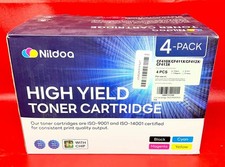 410X HIGH-YIELD TONER CARTRIDGES BLACK MAGENTA YELLOW 4PACK CYAN CF410X CF412X picture