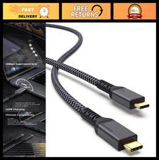 6.6Ft Thunderbolt 4 Cable - 40Gbps Data Sync, 240W Charging, 8K/5K@60Hz for USB picture