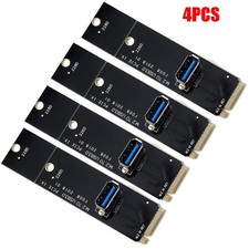 4pcs NGFF M.2 To USB 3.0 Converter PCI-E Riser Card Adapter For Mining Machine picture