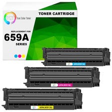 3PK TCT Premium 659A C Y M for Compatible HP LaserJet M856 Toner Cartridge picture