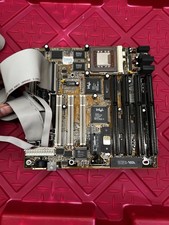 Biostar MB-8500TVX-A Socket 7 Motherboard + Intel Pentium MMX + RAM Bundle Works picture