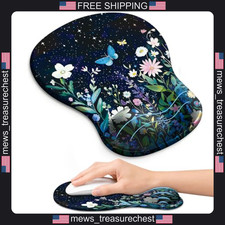 Ergonomic Mouse Pad with Wrist Rest Gel Support 10.2x7.6 inches picture