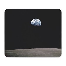CafePress Apollo 8 Earth And Moon Mousepad  (148487497) picture