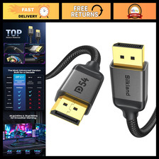 25FT DisplayPort 2.1 Cable, 54Gbps, 16K@30Hz, 8K@60Hz, 4K@144Hz, HDR, G-Sync, Fr picture