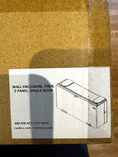 ICC ICFODE21WM Wall Mount Fiber Wall Enclosure 2-Panel Single Door Black picture