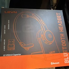 LEVN LE-HS010 Superior Bluetooth+USB Single-Ear Headband Boom Mic Black picture