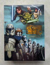 Star Wars The Clone Wars :The Complete seasons 1-7 (DVD, 2023, 25-Disc Set) picture