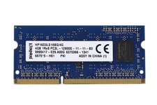 Kingston 4GB 1Rx8 PC3L-12800S-11-11-B3 Laptop Memory P/N: HP16D3LS1KBG/4G Tested picture