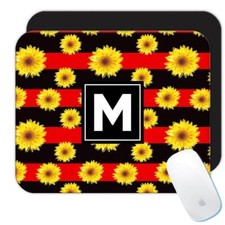Gift Mousepad : Sunflowers Stripes Seamless Pattern Daisy Abstract Celebration picture