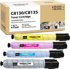New & Original Xerox AltaLink C8130 C8135 C8145 C8155 C8170 CMYK Toner Set picture