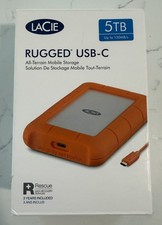 LaCie Rugged USB-C 5TB Portable External Hard Drive New ( NEW ) picture