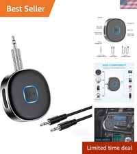 Compact Bluetooth 5.3 Aux Receiver - Transform Wired Speakers to Wireless Easy picture