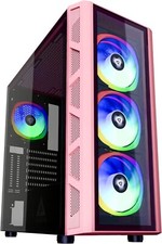 Pre-Built Gaming Desktop PC RTX 4060 AMD Ryzen 1TB SSD 32GB Windows 11 Pink Case picture