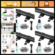 100Pcs Cable Management Clips & 50Pcs Zip Ties, Adjustable Wire Organizer, Stron picture