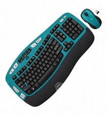 Logitech MK550 Comfort Wave K350 Custom Wireless Ergonomic Keyboard M510 Combo picture