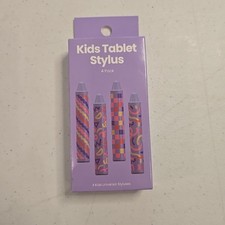 4 Pack Kid Friendly Stylus Pens for Touch Screens Kids Smart Watch Tablet iPad picture
