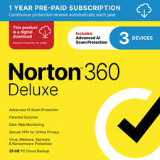 Norton 360 Deluxe | 3 Devices | Direct From Norton picture