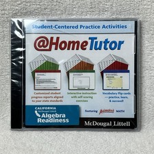 HomeSchooling Algebra Readiness @Hometutor CD ROM McDougal Littell California picture