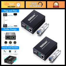 Gigabit Single Mode LC Fiber Media Converter with SFP LX Modules, 1.25G/s, 20km picture