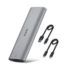 SSK M.2 NVMe Enclosure, Tool-Free SSD Enclosure Adapter, USB C 3.2 Gen 2 10Gb... picture