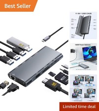 Comprehensive USB C Docking Station: 11-in-1 for Universal Device Compatibility picture