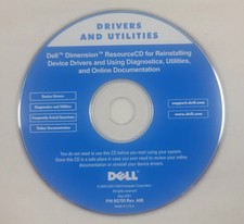 Dell Dimension Resource CD Drivers and Utilities 2001 Disc Only 9G705 Rev A00 picture