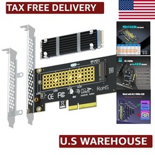 High-Speed M.2 NVMe to PCIe 4.0 X4 Adapter with Heatsink - Optimized Performance picture