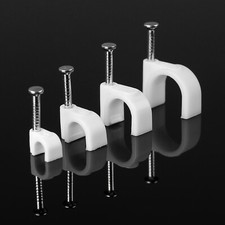 AvesView 4mm 6mm 8mm 10mm Cable Wire Clips - 400PCS (100PCS EACH) - (Ethernet) picture
