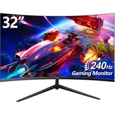 ZZA 32 Curved Gaming Monitor FHD 1080P 240Hz 1Ms VA 1500R picture