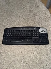 Dell By Logitech Cordless Itouch Keyboard Black Used picture