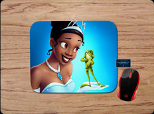 PRINCESS TIANA & FROG CUSTOM PC LAPTOP MOUSE PAD MAT PC GAMING HOME DESK OFFICE picture