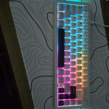 YUNZII AL66 Wired RGB Illuminated Mechanical Keyboard QWERTY English White/Gray picture