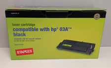 NEW Staples Black Laser Toner Cartridge  for HP LaserJet 5P 6P HP 03A Compatible picture