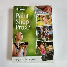 Corel Paint Shop Pro X7 Complete Photo Editing 2014 RARE COMPLETE IN BOX picture